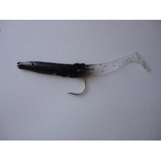 Amostra Eddystone EEL 100mm Preto e transp. com brilhantes